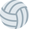 Volleyball emoji on Twitter